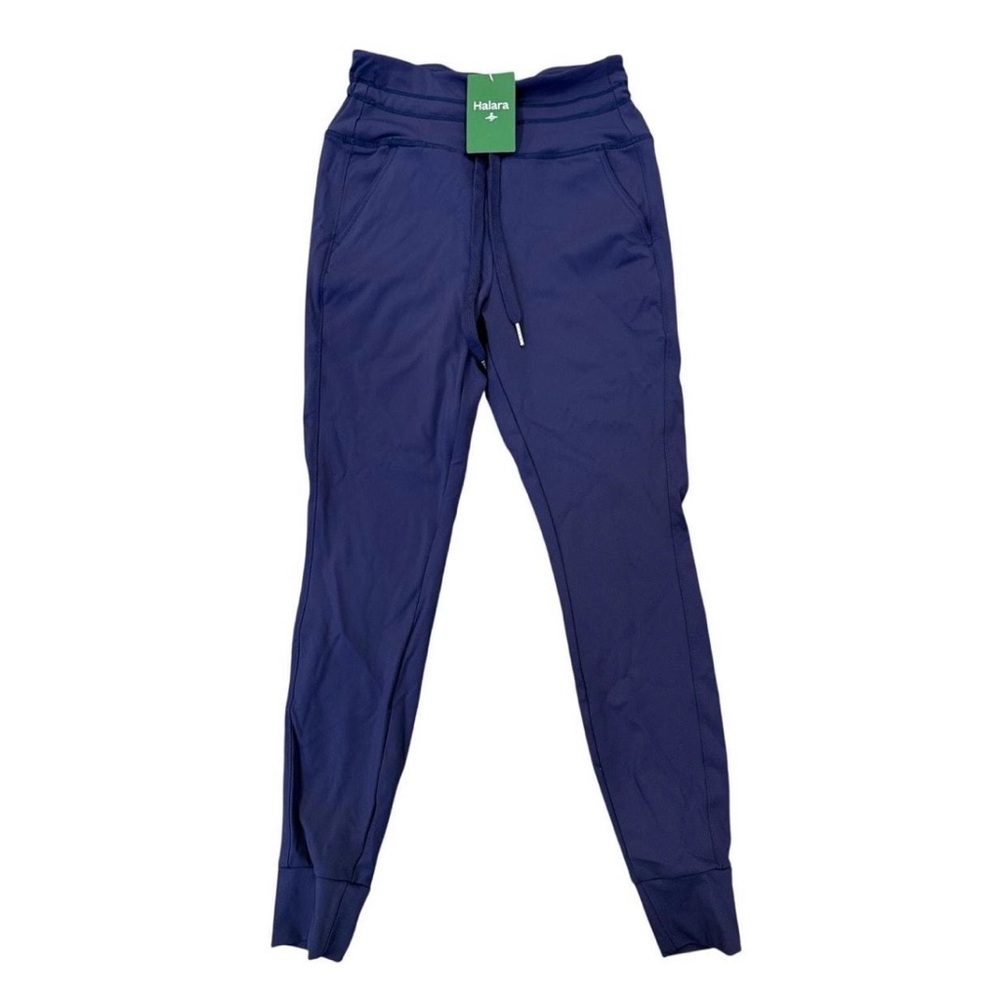 NEW HALARA Women's Navy Buttery Soft Pants 💙SMALL - Picture 2 of 3